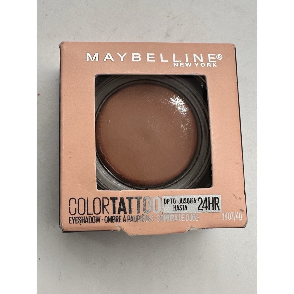 Maybelline Color Tattoo 24HR Cream Eyeshadow 10‎ VIP 0.14oz New In Box